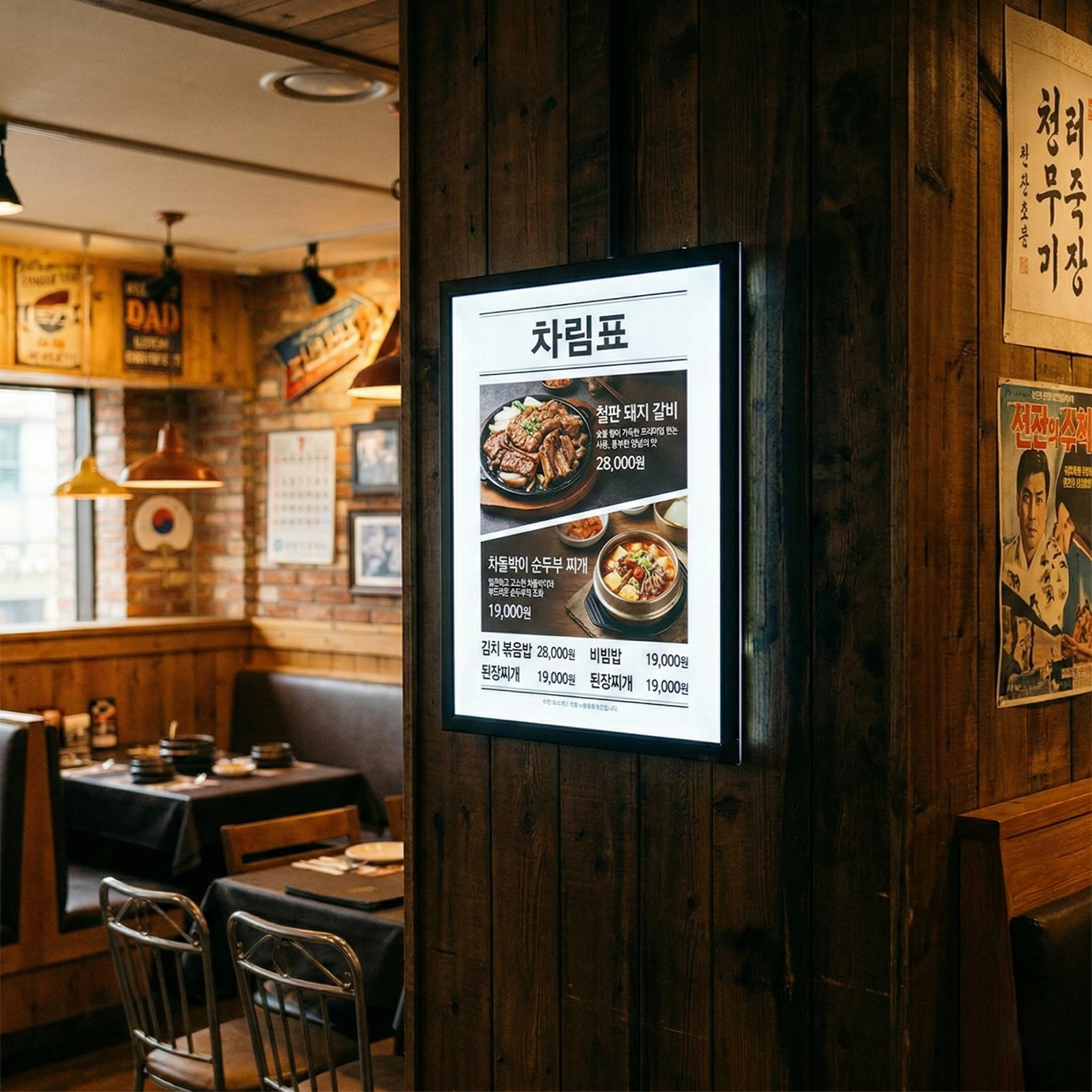 초슬림 발광보드